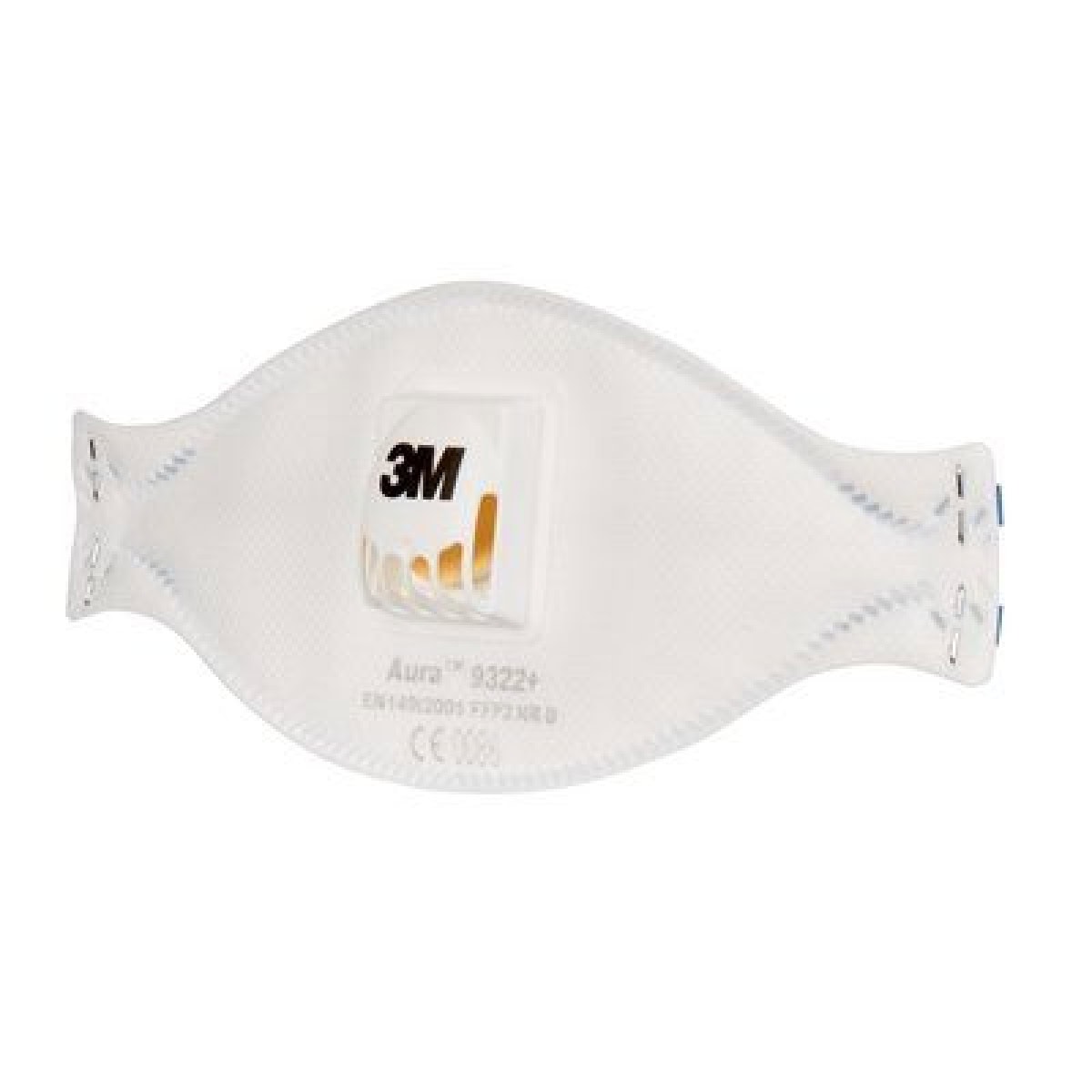 3M™ Aura™ Atemschutzmaske 9332+ FFP3 NR D mit Cool-Flow Ausatemventil, Industrievariante, Hygienisch einzelverpackt