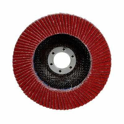 3M™ Cubitron™ II 969F 51470, Ø 125 mm x ø 22,23 mm, 80+, 12.250 U./Min., Typ 29 Konisch, Fächerschleifscheibe mit Präzisions-Keramikkorn, Für Abtragsarbeiten