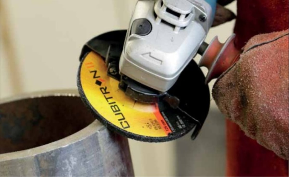 3M™ Cubitron™ II 969F 51470, Ø 125 mm x ø 22,23 mm, 80+, 12.250 U./Min., Typ 29 Konisch, Fächerschleifscheibe mit Präzisions-Keramikkorn, Für Abtragsarbeiten
