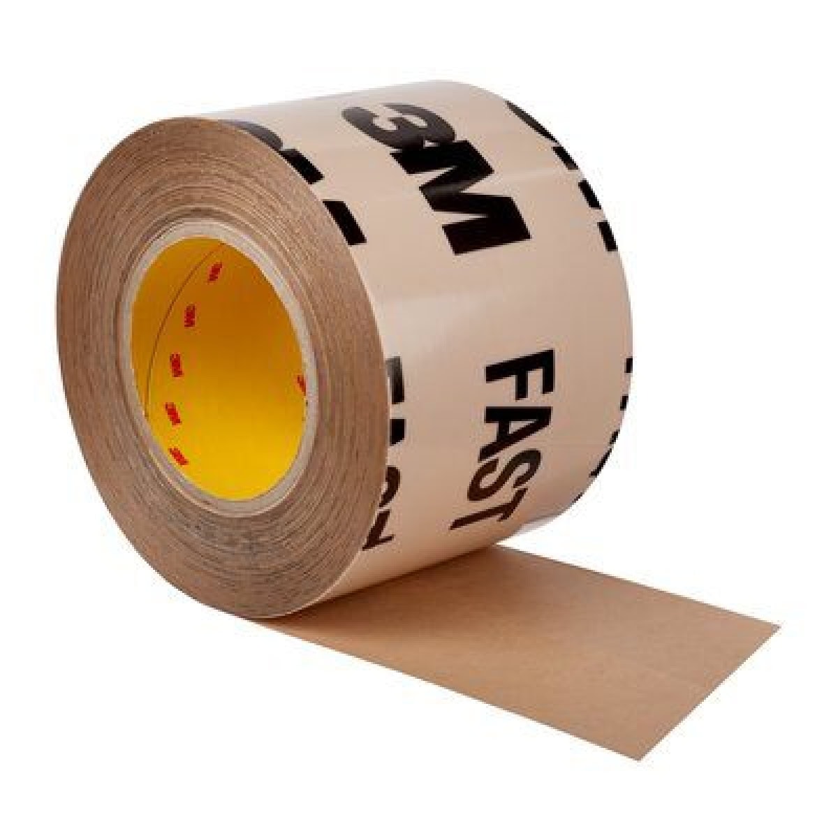 3M™ FAST-F 8067 E, 100 mm x 25 m, 0,25 mm, Braun, 50/50 mm Split Liner, Flexibles luftdicht abdichtendes Klebeband