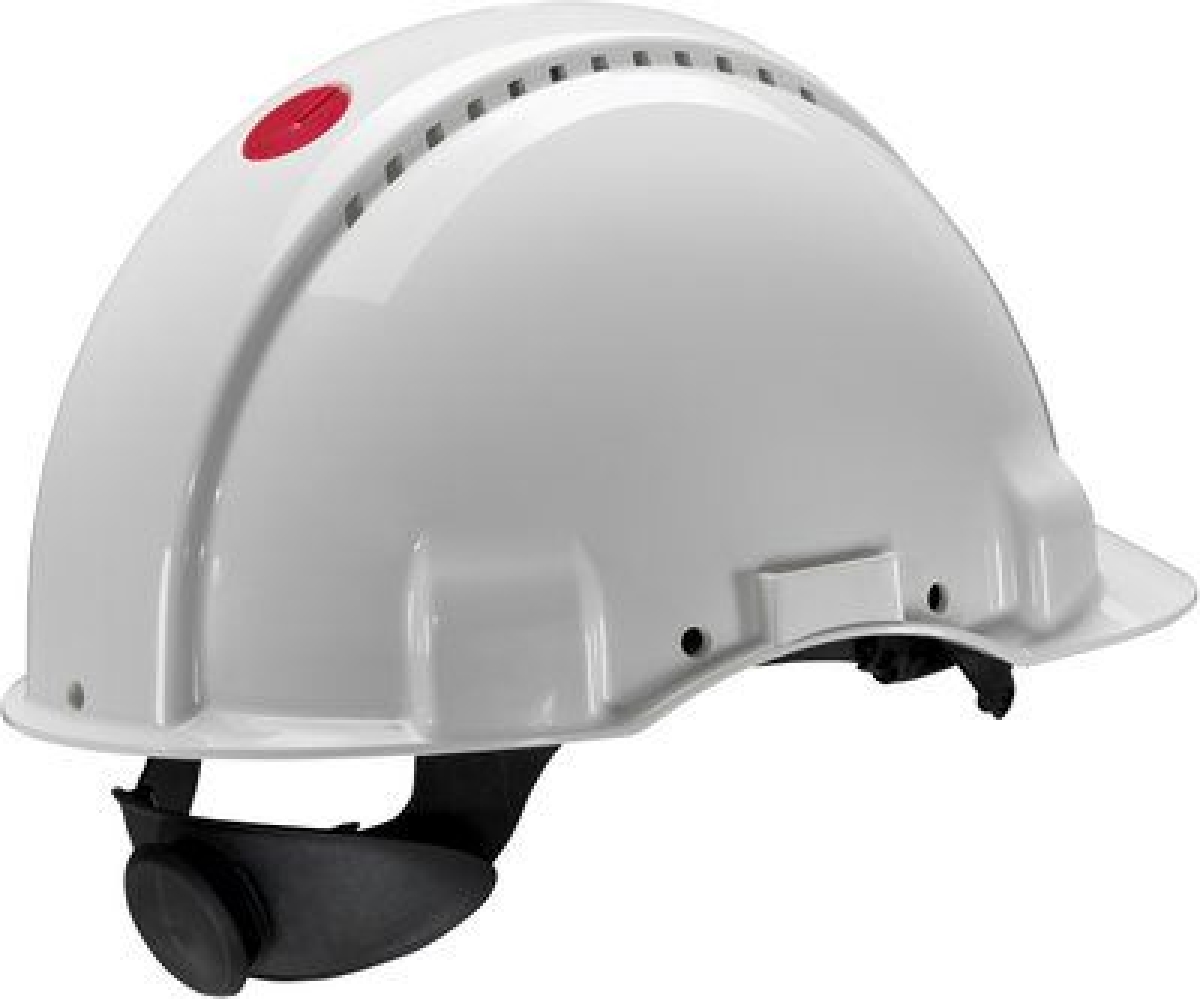 3M™ Peltor™ G30NUW, Weiß, G3000 Schutzhelm mit Ratschensystem & Kunststoff-Schweißband, Belüftet, Uvicator