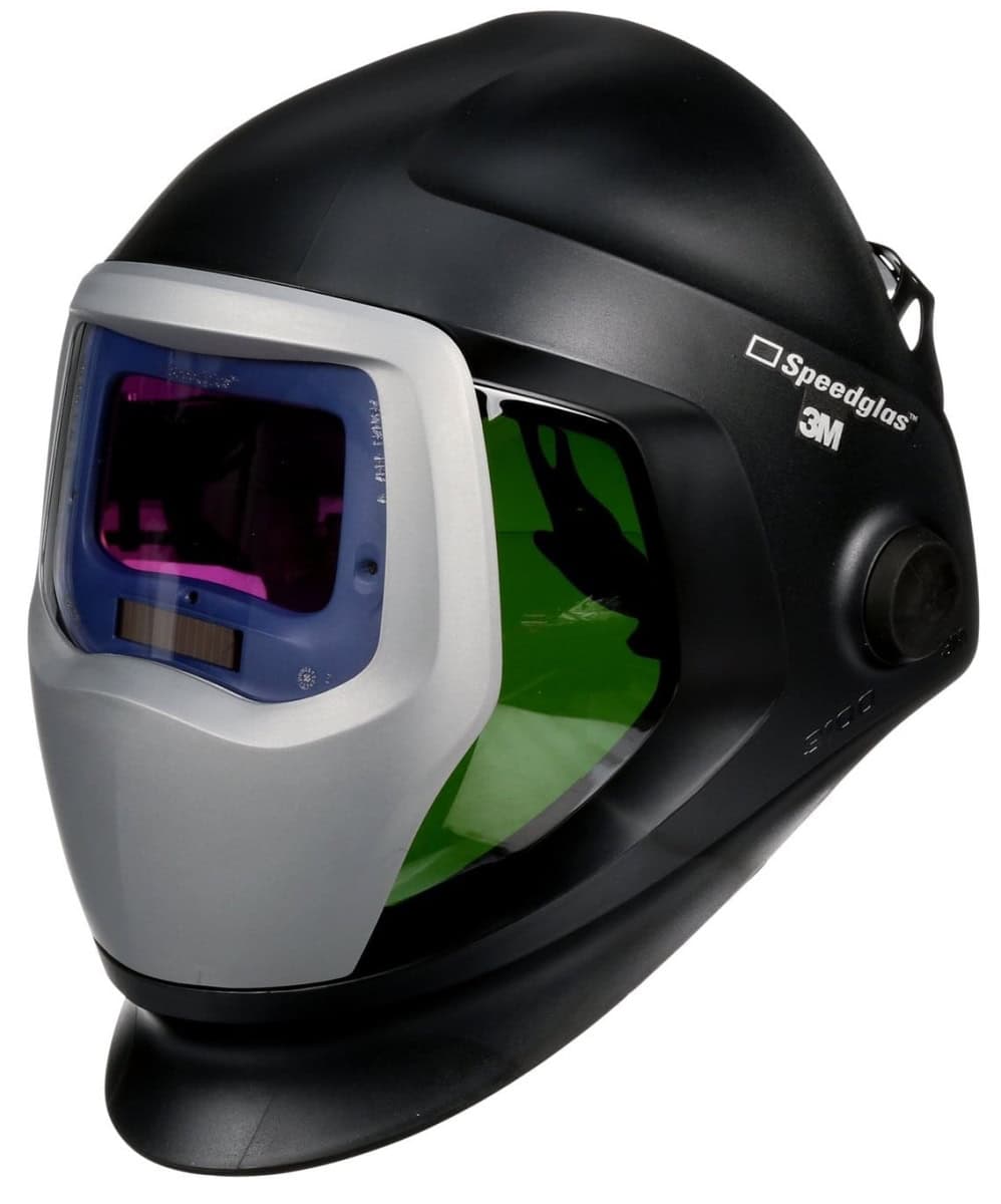 3M™ Speedglas™ 9100 Air mit Schweißfilter 9100X und Adflo™ Gebläseatemschutz, TH2, H567715, inkl. QRS-Luftschlauch und Tasche, Schweißmaske mit Kopfband; Teile: [H567700 + H500015]