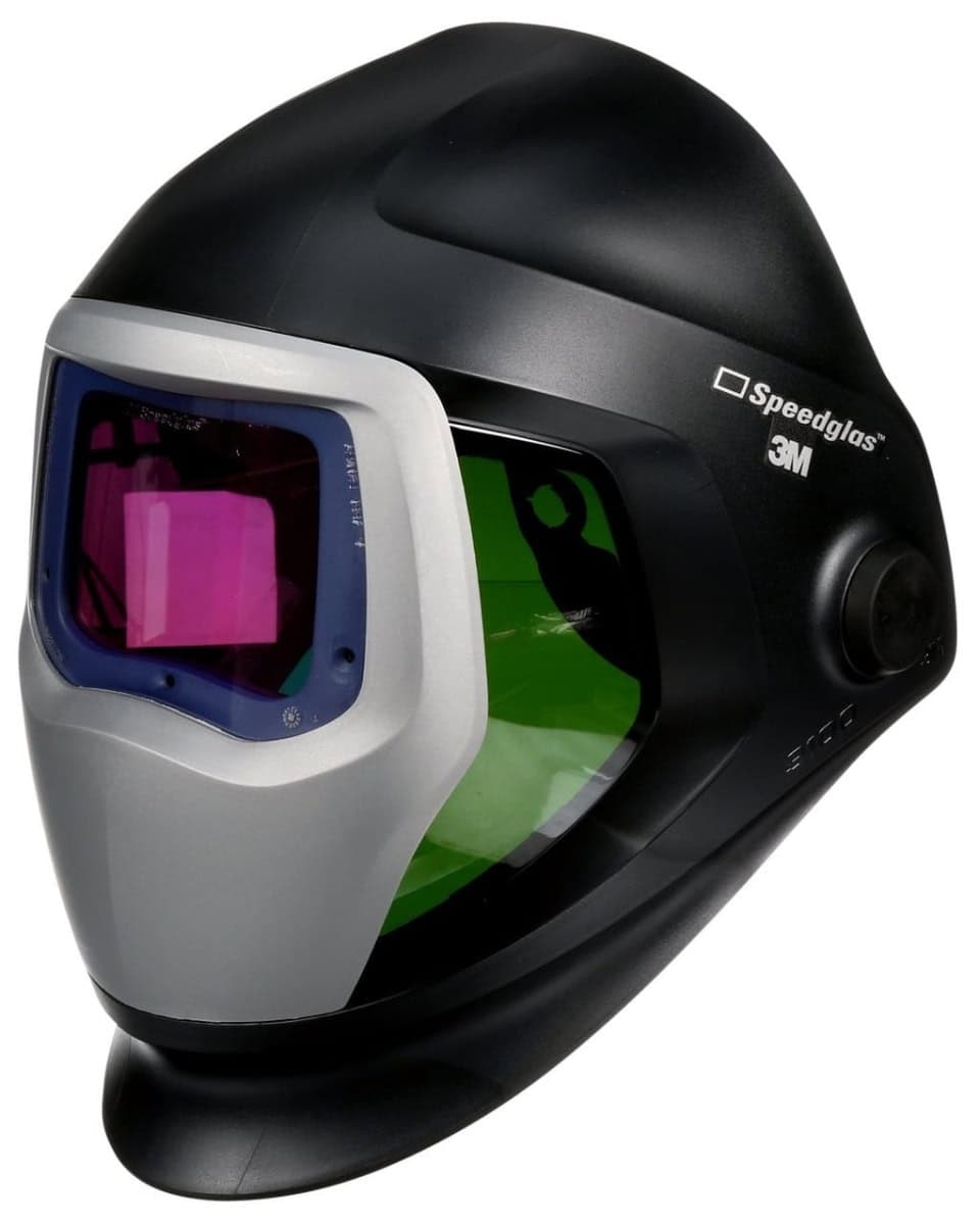 3M™ Speedglas™ 9100 Air mit Schweißfilter 9100XX und Adflo™ Gebläseatemschutz, TH2, H567725, inkl. QRS-Luftschlauch und Tasche, Schweißmaske mit Kopfband; Teile: [H567700 + H500015]
