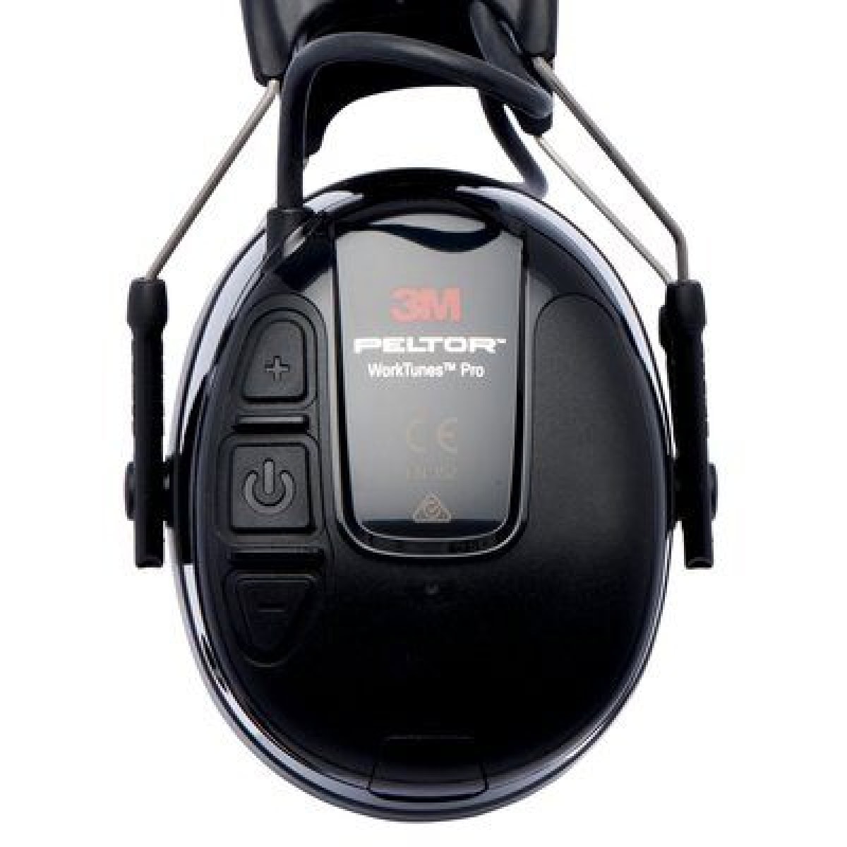 3M™ PELTOR™ WorkTunes™ Pro FM Radio HRXS220A, SNR = 32 dB, Schwarz, Kapselgehörschutz Radio mit Kopfbügel