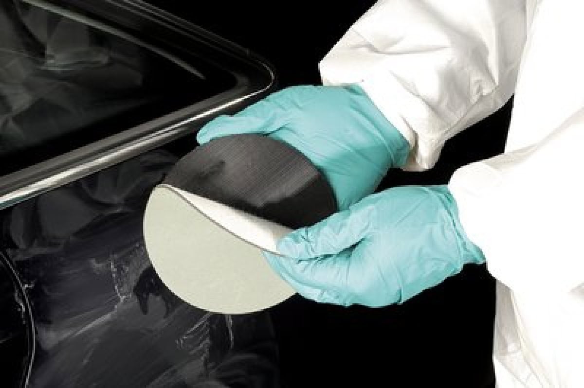 3M™ Trizact™ Hookit™ 443SA 50415, Ø 75 mm, P3000, Grau, Kletthaftend, Feinschleifscheibe mit Siliziumkorn