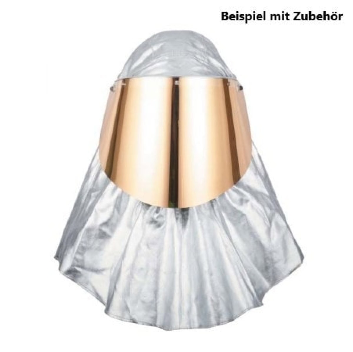 3M™ Versaflo™ M-407 Visierhelm, TH3, Klar, Feuerfeste Abdichtung, Polycarbonat Visier, Integralvisierhelm mit schwer entflammbarer Hals-, Schulterabdeckung & Gesichtsabdichtung