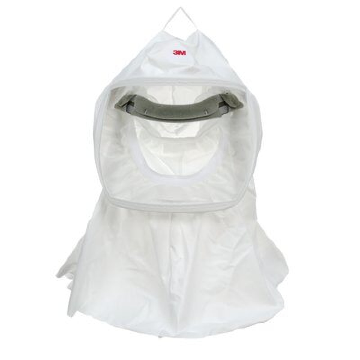 3M™ Versaflo™ S-533S, Größe S/M, Haube (PP), Visier (PC), TH3, Weiß, Einweg Leichthaube mit Hals & Schulterabdeckung