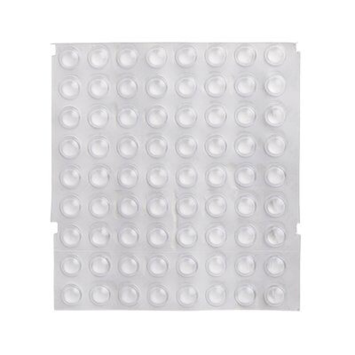 3M™ Bumpon™ SJ 5302 AL, Ø 7,9 mm, H: 2,2 mm, 408 Stück pro Blatt, Transparent, UV-Schutz Zusatz, Elastikpuffer mit A-20 Acrylat Klebstoff