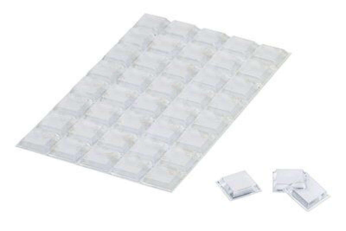 3M™ Bumpon™ SJ 5308 T, Ø 12,7 mm, H: 3,1 mm, 3000 Stück pro Karton, Transparent, Elastikpuffer mit A-20 Acrylat Klebstoff