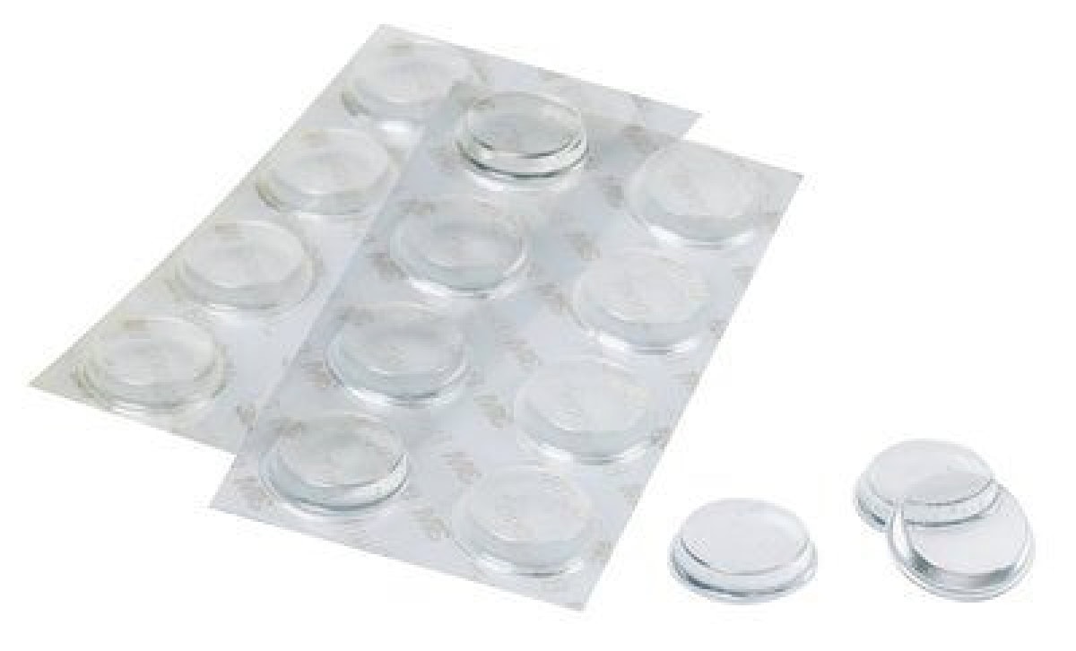 3M™ Bumpon™ SJ 5344 T, Ø 19,1 mm, H: 4,1 mm, 2600 Stück pro Karton, Transparent, Elastikpuffer mit A-20 Acrylat Klebstoff
