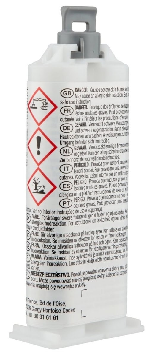 3M™ Scotch-Weld™ DP 125, 48,5 ml, Transluzent, Fließend, 1:1 EPX System, Flexibler Universal 2-Komponenten-Konstruktionsklebstoff auf Acrylatbasis