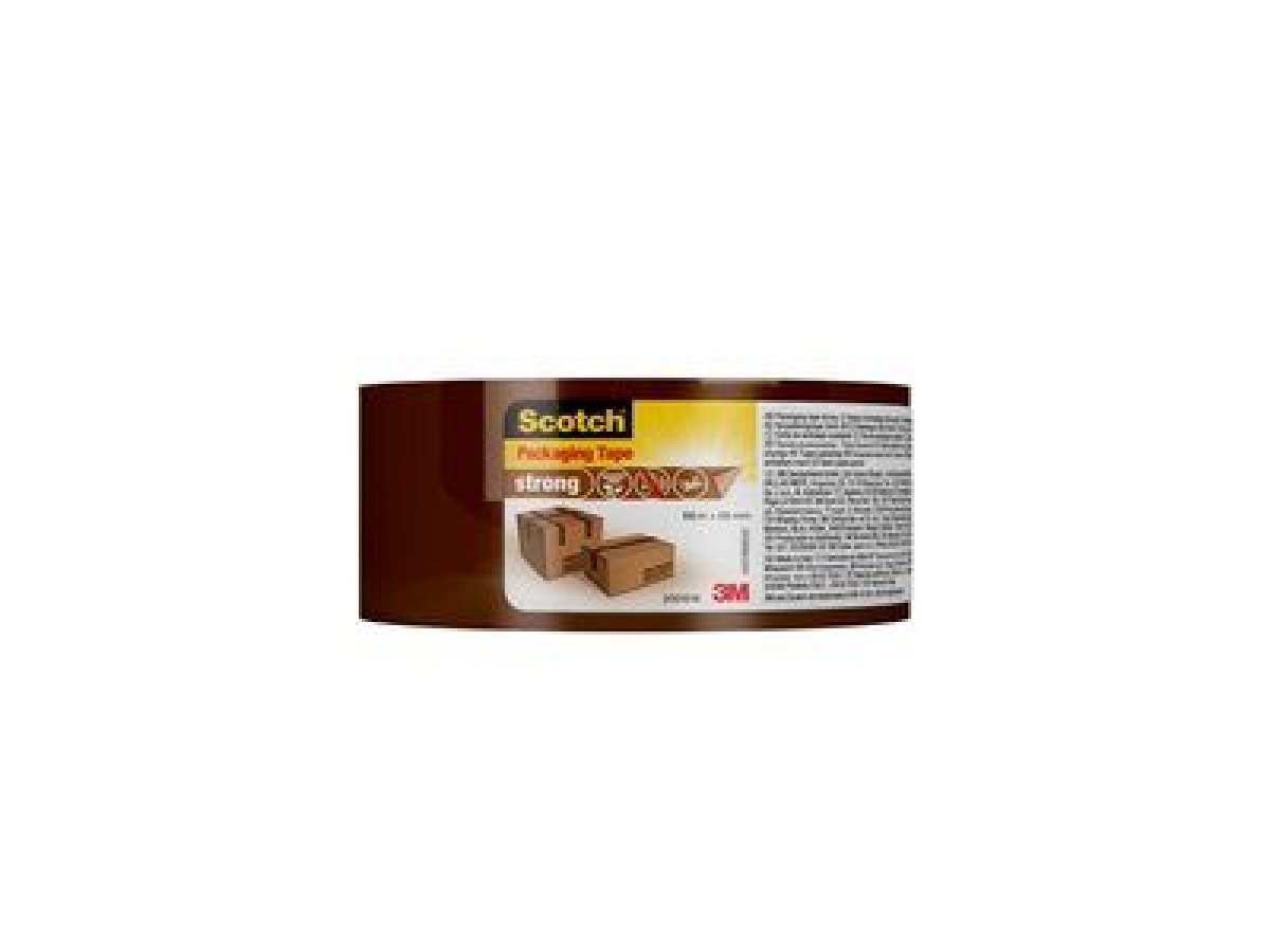3M™ Scotch® Strong, 48 x 66 m, 0,43 mm, Verpackungsklebeband stark klebend, Einzelpack Ausführung mit EAN Label