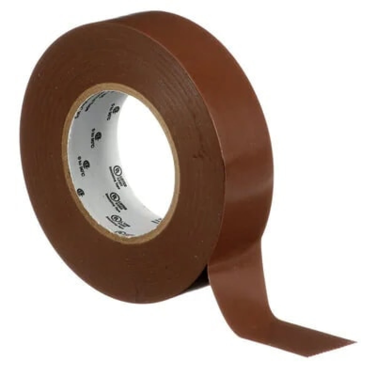 3M™ Temflex™ 165, 19 mm x 25 m, 0,15 mm, Braun, Professionelles Vinyl-Isolierband, Für allgemeine Primärisolations Aufgaben bis 600 Volt