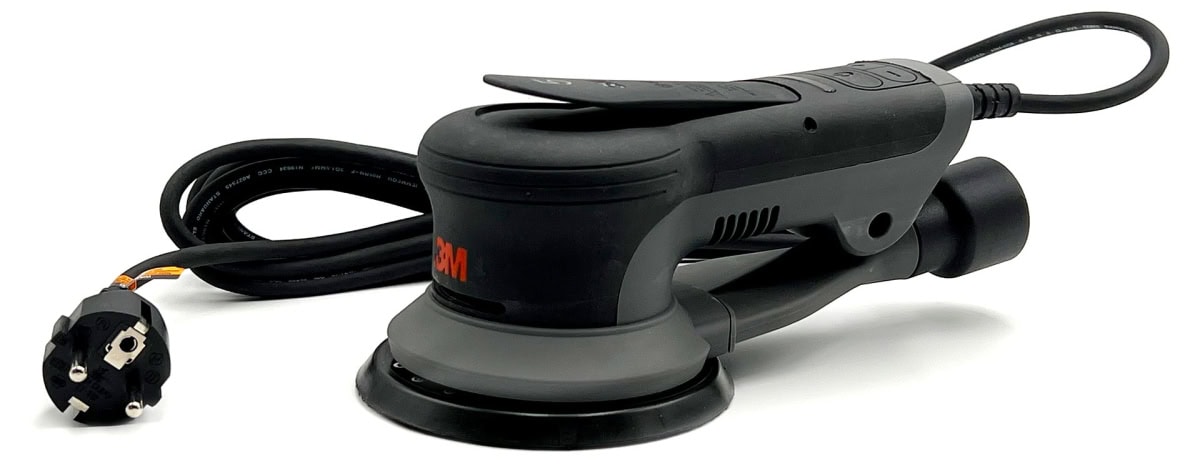 3M™ Xtract™ 88835, Elektro, Ø 125 mm, 5 mm Schleifhub, 5/16"-Gewinde, Zentralvakuum, 240V, 0,47 PS / 350 Watt, Externe Absaugung, Elektro Exzenterschleifer