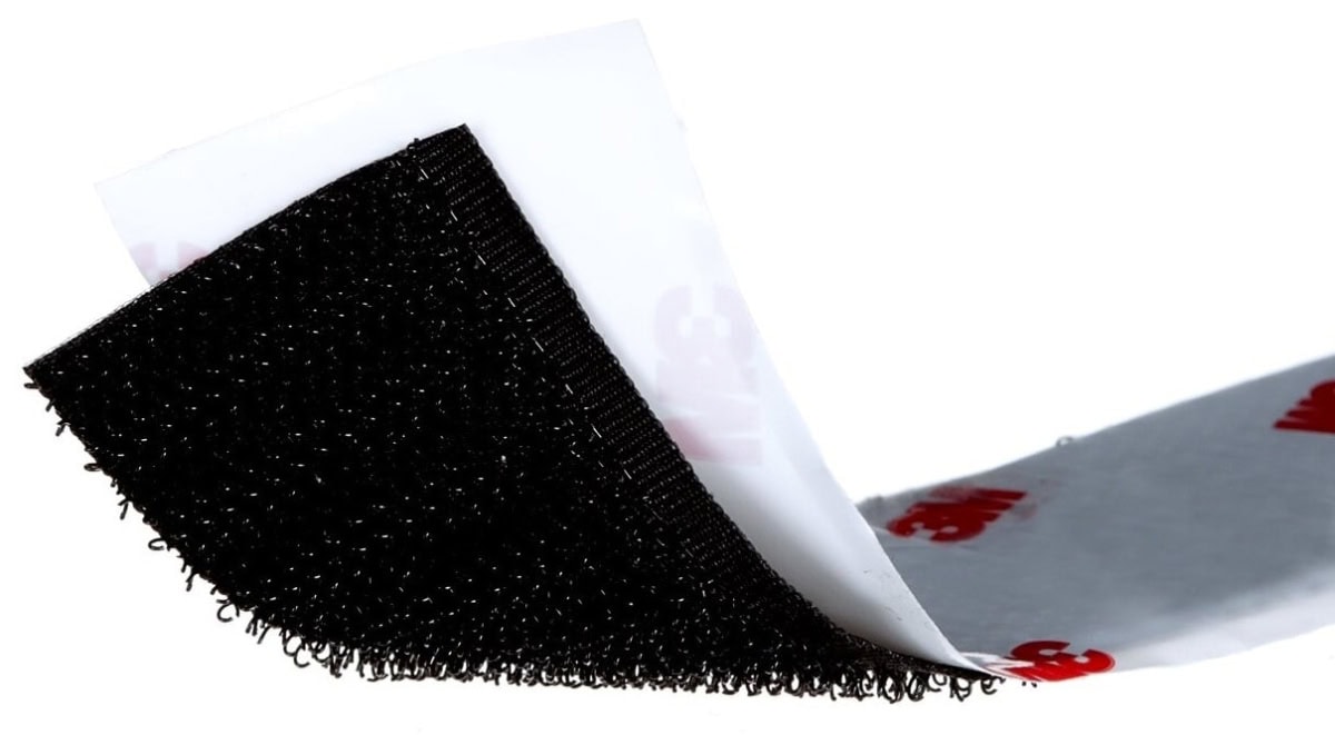 3M™ Scotchmate™ SJ3526, 25 mm x 45,7 m, 4,4 mm, Schwarz, Hakenband mit hoher Soforthaftung