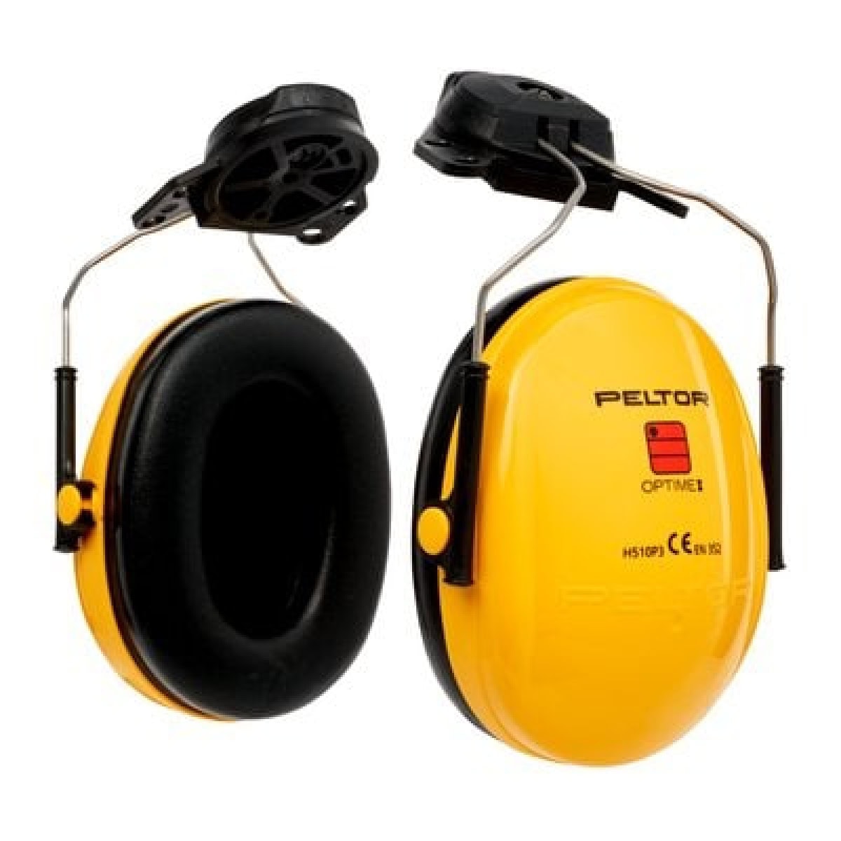 3M™ Peltor™ Optime™ I H510P3E, SNR = 26 dB, Gelb/Schwarz, Helmkapselgehörschutz für laute Arbeitsumgebungen