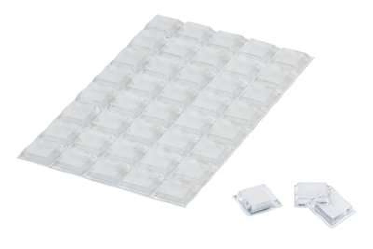 3M™ Bumpon™ SJ 5308 T BL, Ø 12,7 mm, H: 3,1 mm, Transparent, Elastikpuffer mit A-20 Acrylat Klebstoff, Mini-Pack mit 40 Stück