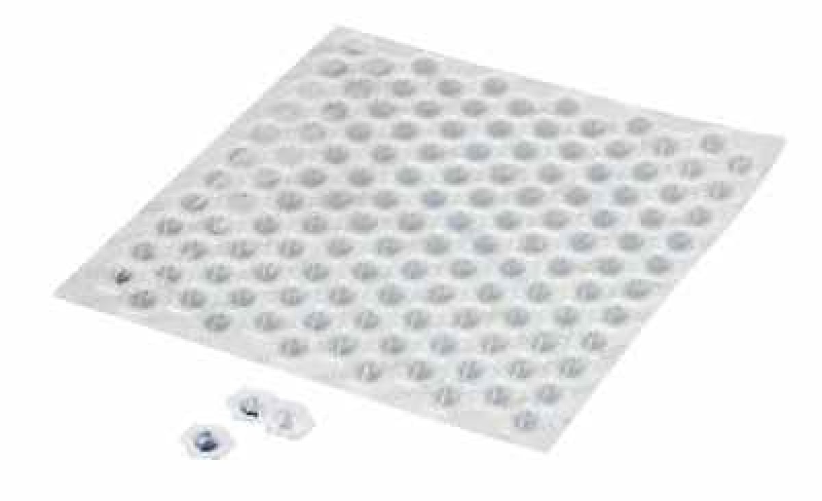 3M™ Bumpon™ SJ 6553 T BL, Ø 11 mm, H: 3,05 mm, Transparent, Soft Clear Version, Elastikpuffer mit R-25 Synthesekautschuk Klebstoff, Mini-Pack mit 132 Stück