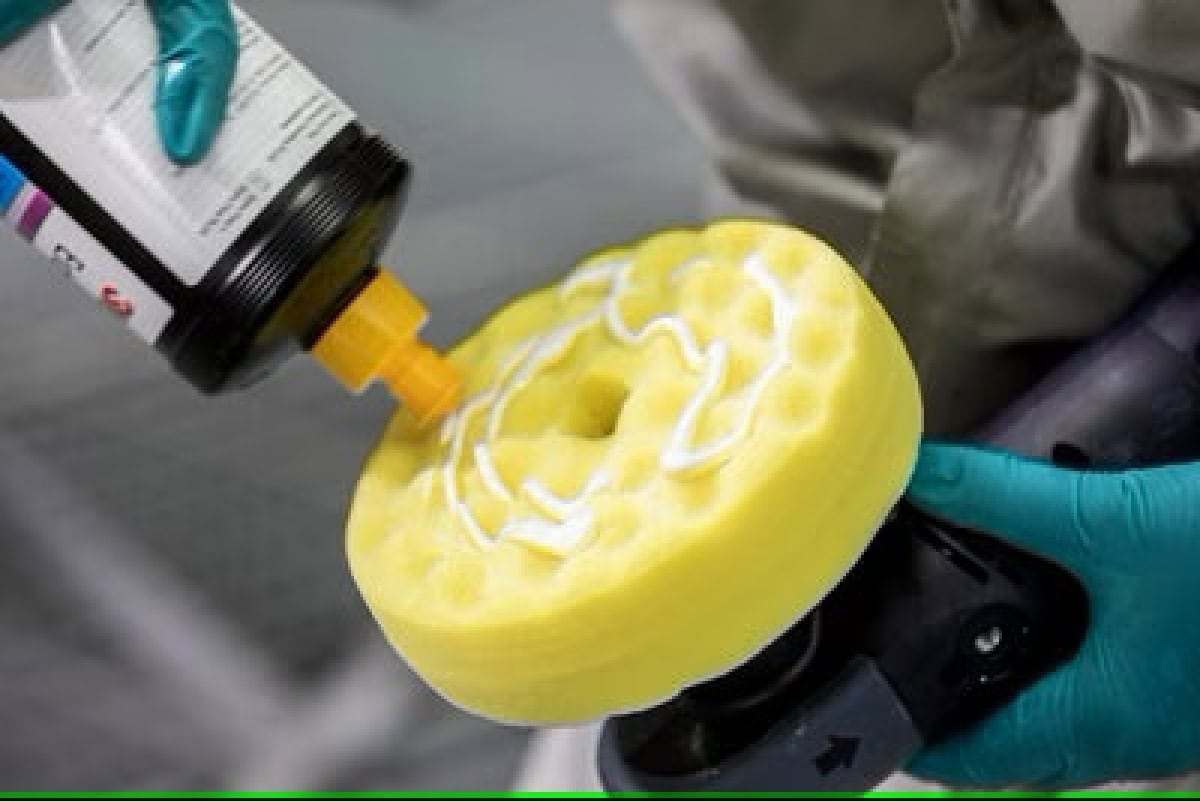 3M™ Quick Connect Perfect-It™ 50879, Ø 150 mm, Genoppt, Gelb, Polierschaumpad