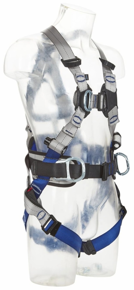 3M™ DBI-SALA® Auffang- und Positionierungsgurt XE50 1112706, Größe 2, Steckrahmenverschluss, 2,25 Kg, Schwarz, X-förmiger Auffang- und Positionierungsgurt für komfortables Arbeiten in der Höhe