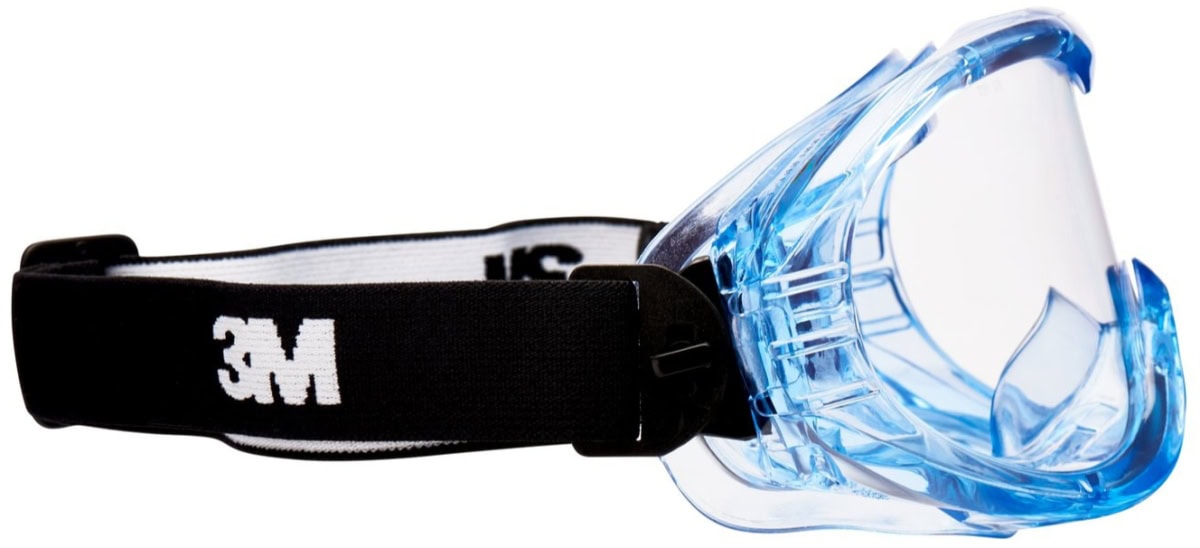 3M™ Fahrenheit™ Schutzbrille FHEIT, Klar, Schlagfeste Polycarbonat Scheibe, Belüftet, Anti Kratz , UV Schutz, Zum Schutz gegen Partikel