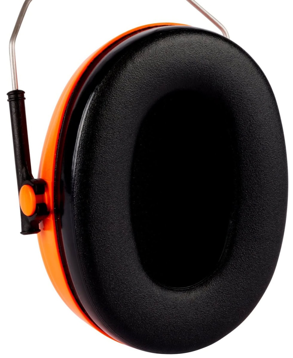 3M™ Peltor™ G5V5CH51, Orange, G500 Kopfschutzkombination für Forst mit H510P3E Kapseln & 5C-1 Edelstahl Visier