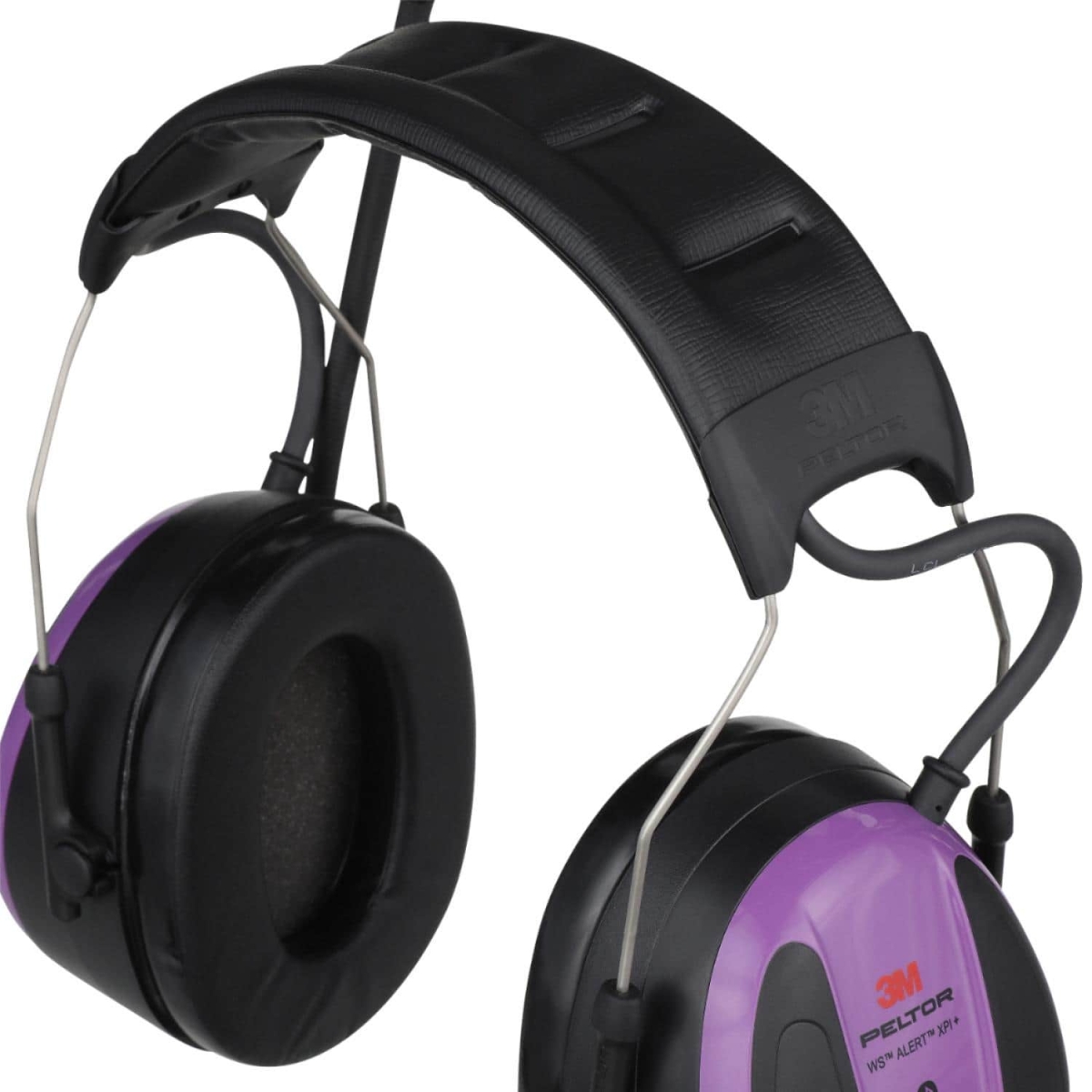 3M™ PELTOR™ WS™ ALERT™ Gehörschutz Radio Headset XPI+ MRX21AWS7, Kopfbügel, SNR = 31 dB, Violett / Schwarz, Elektronischer Kommunikations Kapselgehörschutz für den dauerhaften Einsatz