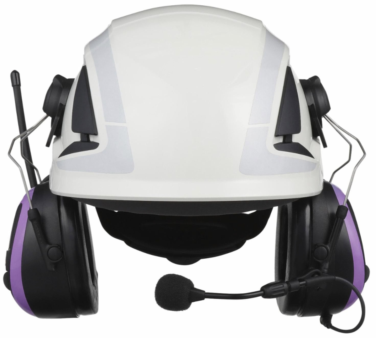 3M™ PELTOR™ WS™ ALERT™ Gehörschutz Radio Headset XPI+ MRX21P3EWS7, Helmbefestigung, SNR = 30,4 dB, Violett / Schwarz, Elektronischer Kommunikations Kapselgehörschutz für den dauerhaften Einsatz
