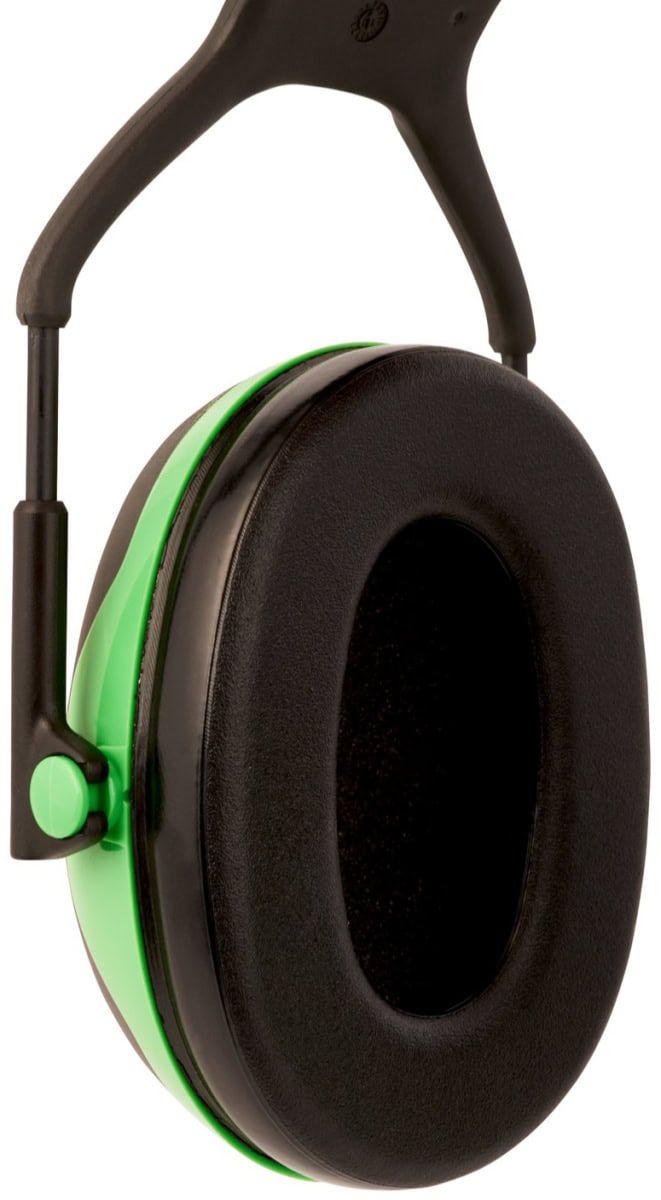 3M™ PELTOR™ X1A, SNR = 27 dB, Schwarz/Grün, Kapselgehörschutz für laute Arbeitsumgebungen