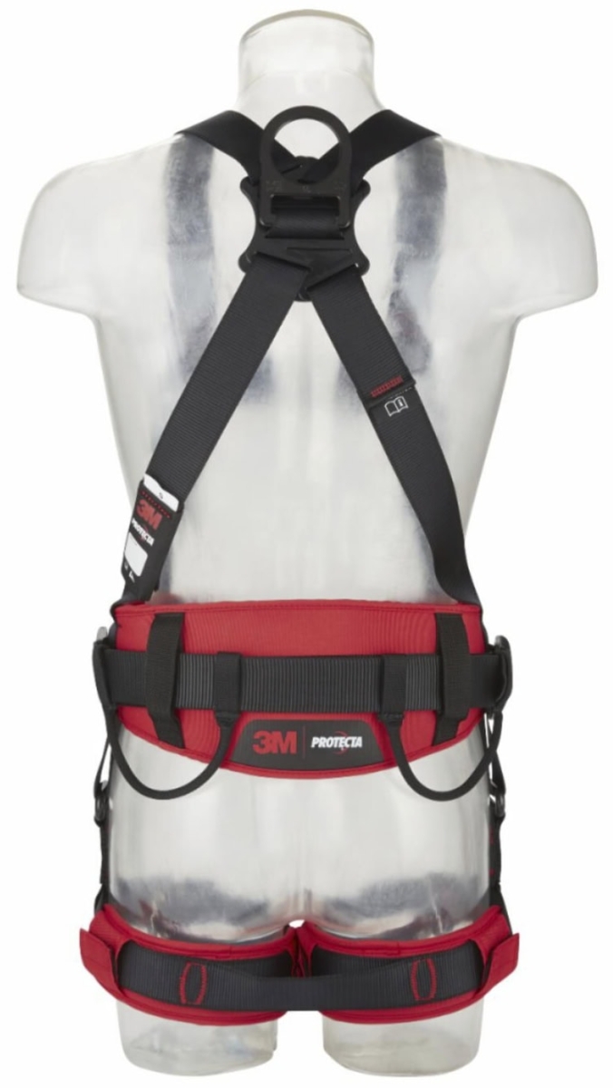3M™ Protecta® Komfort Auffang- und Positionierungsgurt E200 1161645, Größe S, Schnellverschluss, Verbindungsringe an geraden Beinschlaufen, 2,46 Kg, Schwarz, Komfort Auffang- und Positionierungsgurt im Westenstil