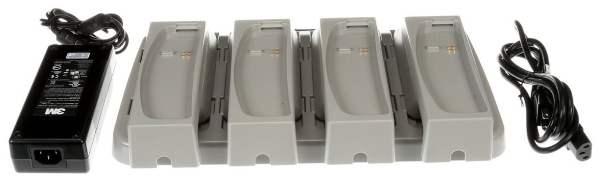 3M™ Versaflo™ TR-344, Batterieladegerät mit vier Stationen für TR-300+