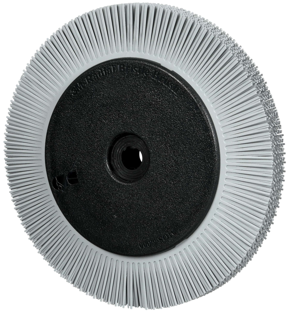 3M™ Scotch-Brite™ Präzisions Radialborstenbürste PN-RB 7100374910, Ø 200 mm x ø 32 mm, Breite: 25 mm, 120+, Typ S (Gerade Borsten), Mit Flansch, Grau, 6.000 U./Min., Für Reinigungs- und Entgratungsarbeiten