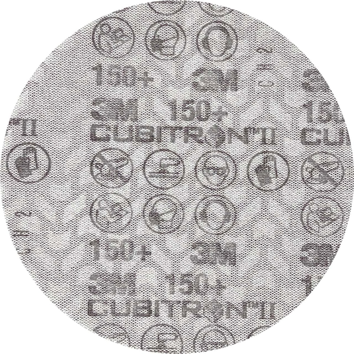 3M™ Xtract™ Cubitron™ II 710W 39080, Ø 150 mm, P150+, 12.000 U/Min., Gitternetz, Kletthaftend, Premium Schleifscheibe mit Präzisions-Keramikkorn