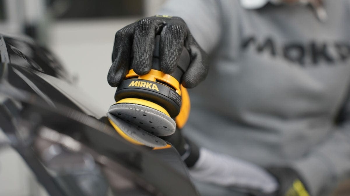 Mirka® Iridium® Soft Schleifscheibe 249JV02051, Ø 77 mm, Dicke: 5 mm, P500, A (Aluminiumkorn), Multilochung, Kletthaftend, Für Lackschliff & Grundierungsschliff