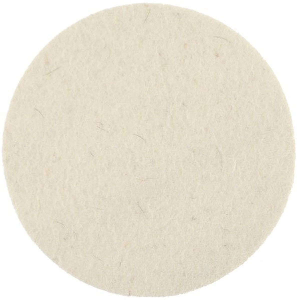 Mirka® Polierfilz Pad 7996007711, 77 mm x 6 mm, Weiss, Polierpad, Für Finish- und Polierarbeiten