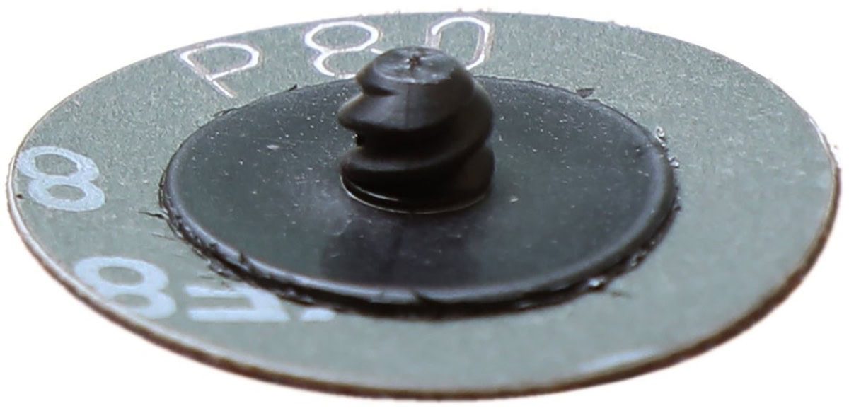 Mirka® Quick Disc 8090505012, Ø 50 mm, P120, C, Fiberscheibe mit Präzisions-Keramikkorn, Für Abtragsarbeiten