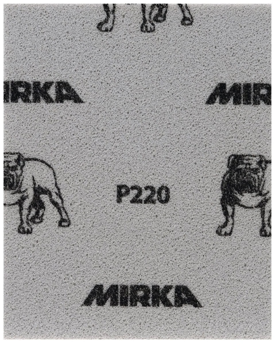 Mirka® Mirlon Softpad 8791150118, 115 mm x 140 mm, P400, A, Weich, Handpads mit Aluminiumkorn, Für Reinigungs- und Vorbereitungsarbeiten an Werkstücken