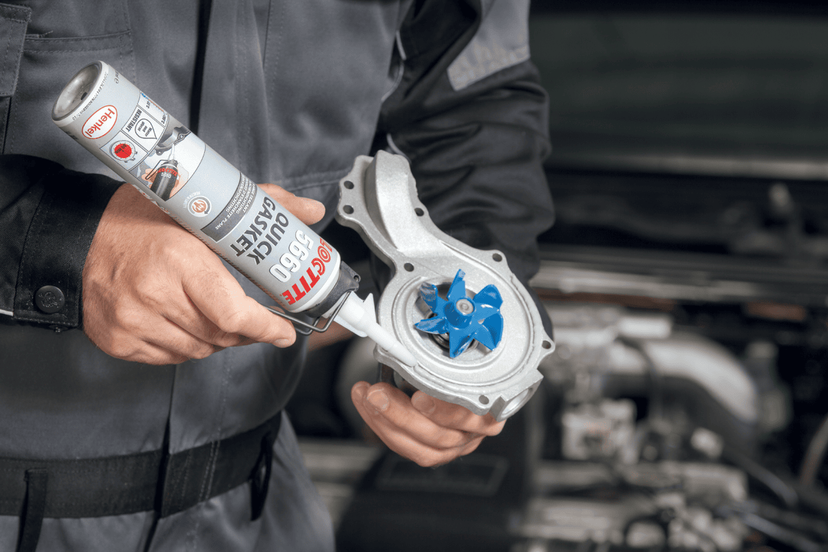 Henkel™ Loctite® Oxim Silikon Kleb- und Dichtstoff SI 5660, 100 ml Sprühdose, Grau, 1K , 2326228, Hervorragende Wasser- Glykolbeständigkeit