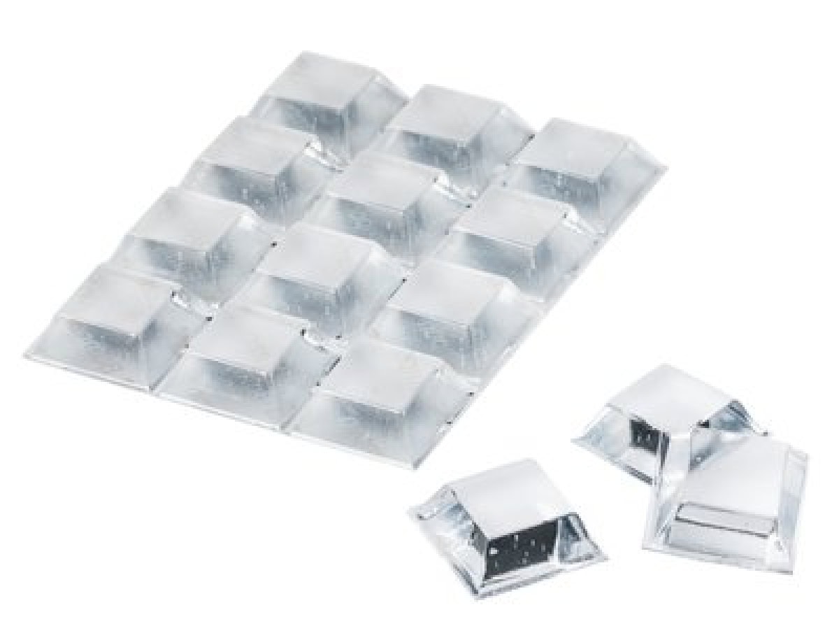 3M™ Bumpon™ SJ 5323 T BL, Ø 20,5 mm, H: 7,6 mm, Transparent, Elastikpuffer mit A-20 Acrylat, Klebstoff Mini-Pack mit 12 Stück