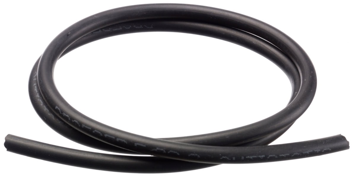 Dräger® FKM Schlauch 1203150, Innendurchmesser: 5 mm, Meterware, Lösemittelbeständig, Geeignet für nicht reaktive Gase, Wandstärke: 1,5 mm, Schwarz, Für Dräger® X-dock® / Prüfgase / X-am® Pumpe / 125 / 7000 / X-zone® 5500 / Schwimmersonden