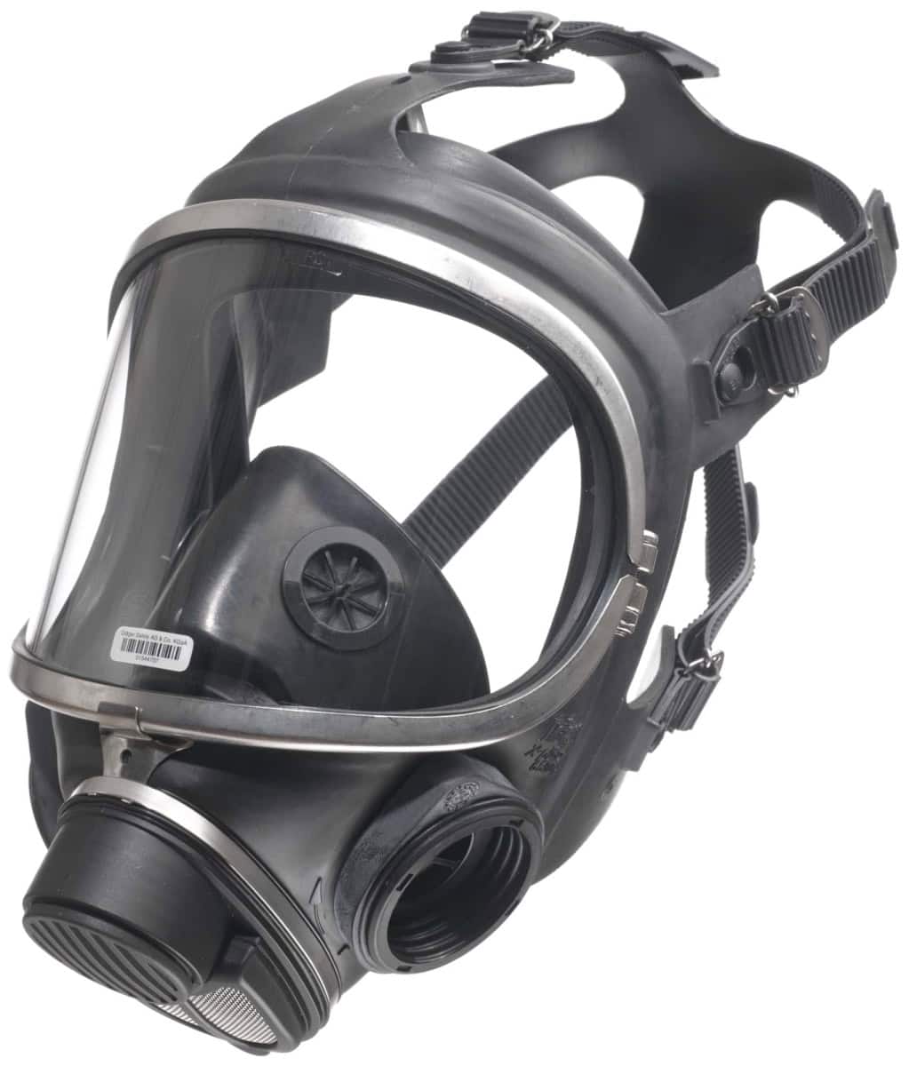 Dräger® X-plore® 6530 Gasmaske / Vollmaske R58160, Universalgröße, Schlagfeste Polycarbonat Sichtscheibe, EPDM Maskenkörper, Edelstahlrahmen, Seitlicher RD40 Filteranschluss [NATO Standard], Für Industrieeinsatz