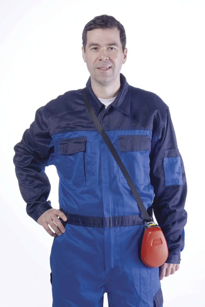 Dräger® PARAT® 3160 Flucht Gasmaske / Halbmaske 3704477, ABEK15 Filter für mind. 15 Min. Schutz, Filter eingeschweißt, Universalgröße, Fluchtmaske zum Schutz gegen organische, anorganische, saure Gase & Dämpfe, Ammoniak & org. Ammoniakderivate