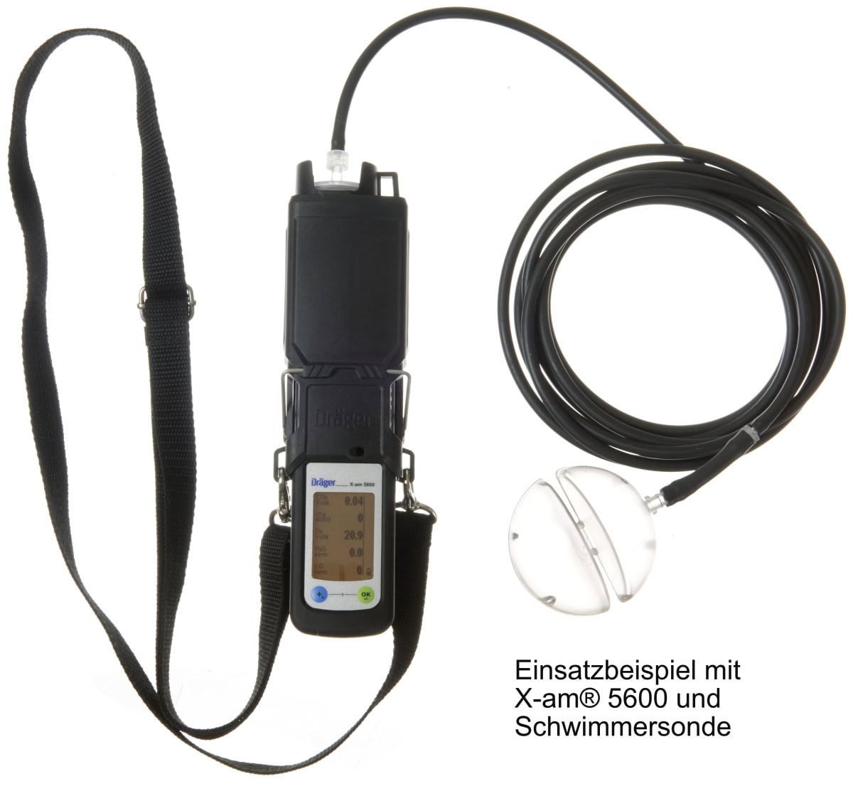 Dräger® X-am® Pumpe 8327100, Zur Fernprobenahme von Gasen, Für Dräger® X-am® 2500 / 2800 / 5000 / 5600 / 5800