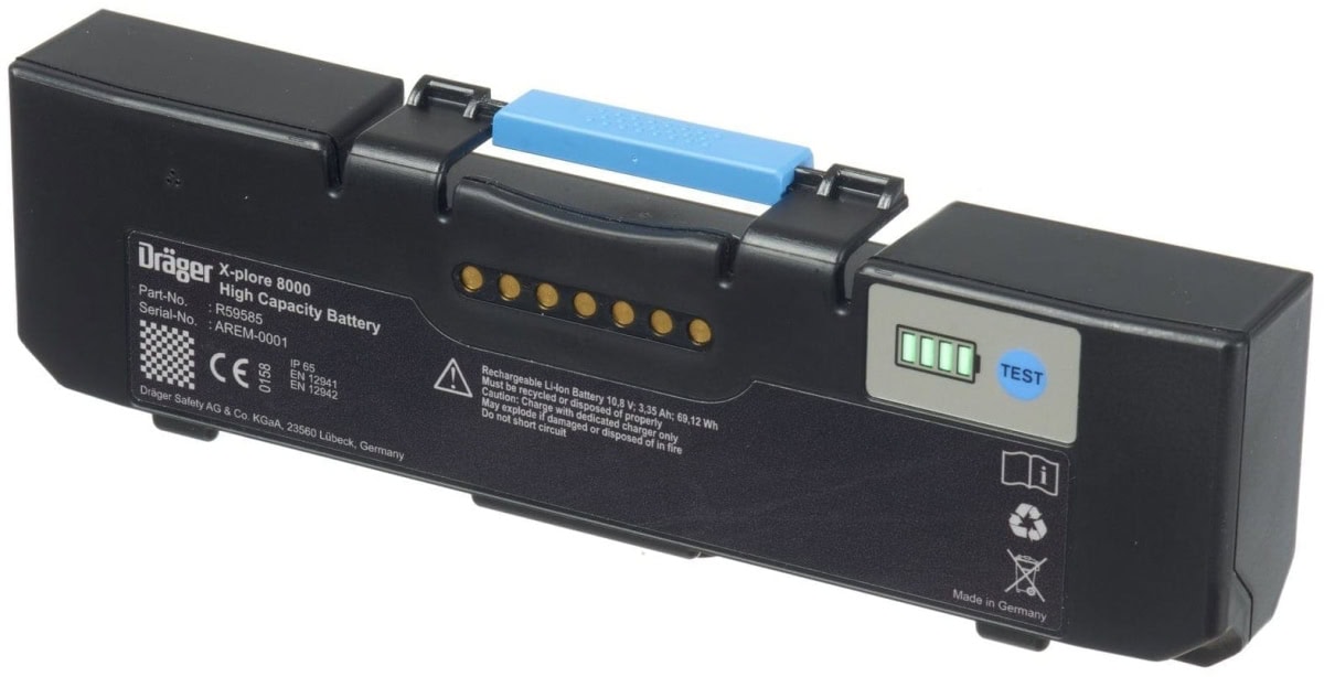 Dräger® X-plore® 8000 Gebläse Atemschutzset X-plore-8700-HIK5, TH3, Partikel- Gase- & Dämpfeschutz, EX-Schutz, Schwer-Industrie, Teile: [R59560, 3710785, R59600, 6739730, 3711310]