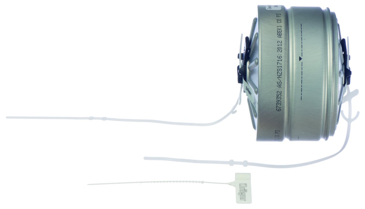 Dräger® PARAT® 7520 / 7530 Ersatzfilter Set R59477, ABEK15 CO P3, Austauschfilter Set inkl. Plombe für Dräger® PARAT® 7520 / 7530 Industrie- & Brandfluchthaube