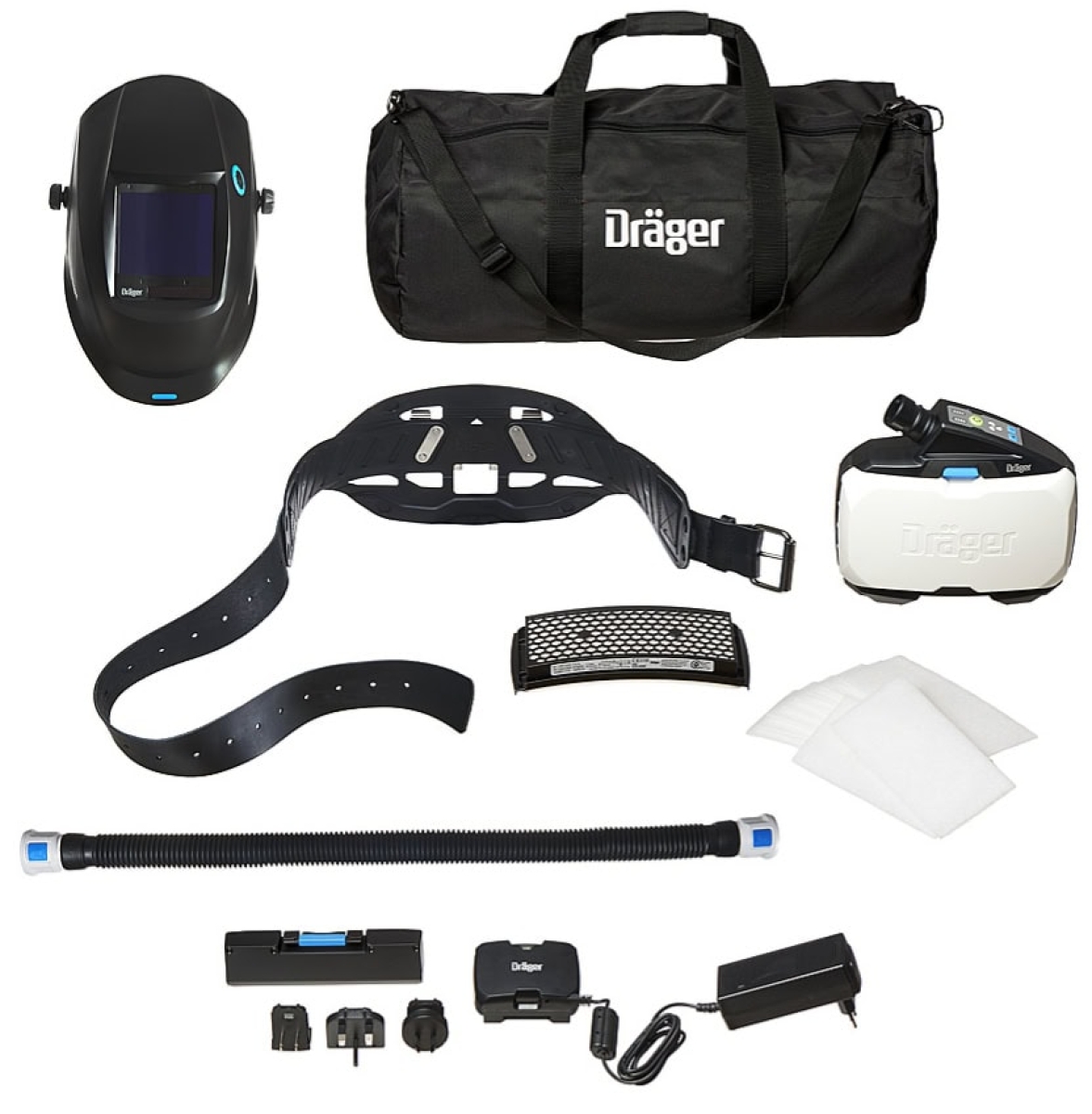Dräger® X-plore® 8500 Schweißer Set Standard 3722132, TH3, 4A/3B, Kopfband + Textilkopfschutz