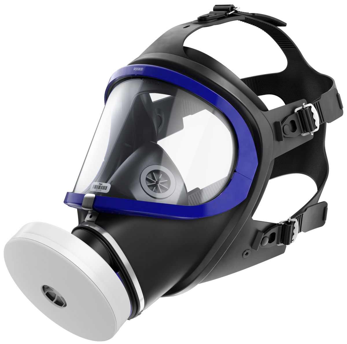 Dräger® X-plore® RD40 Partikelfilter 1140, 6738932, P3 R, Veraschbar, 40 mm Rundfilteranschluss [NATO Standard], Partikelfilter gegen feste & flüssige Partikel