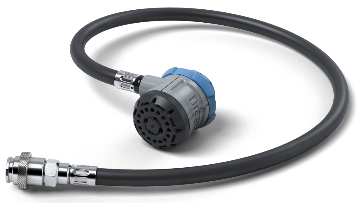 Dräger® X-plore® Druckluft Atemschlauch für Atemschutzmasken 3367699, 61 cm Kurz Variante, RD40 Anschluss [NATO Standard], Für Dräger® X-plore® Druckluftsysteme