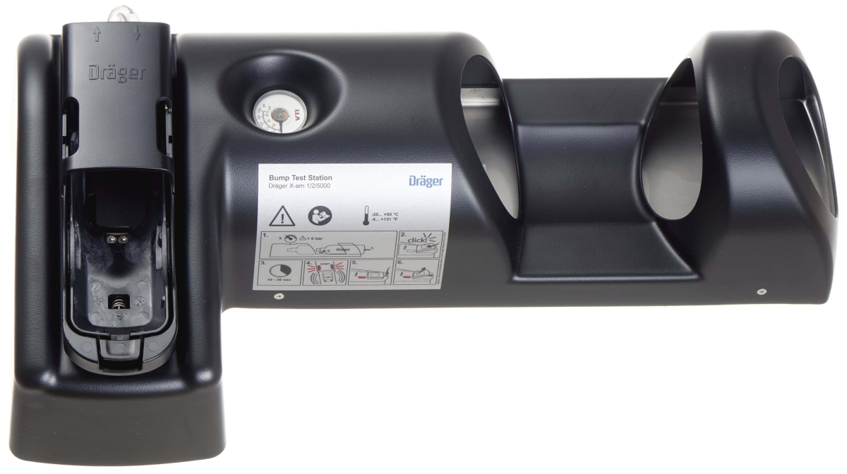 Dräger® X-am® Bump Test Station ohne Prüfgasflasche 8319131, Passend für X-am® 1000/2500/2800/5000/5600/5800 Serie, Für Begasungstest & Justierung
