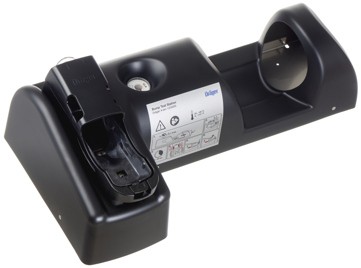 Dräger® X-am® Bump Test Station ohne Prüfgasflasche 8319131, Passend für X-am® 1000/2500/2800/5000/5600/5800 Serie, Für Begasungstest & Justierung